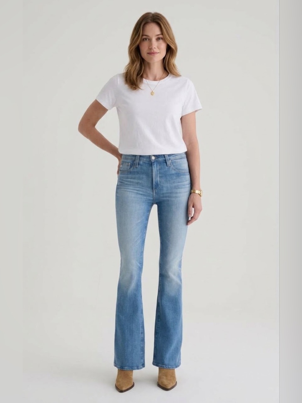 NEW AG Farrah Mid Rise Bootcut Jeans Sz 30X32